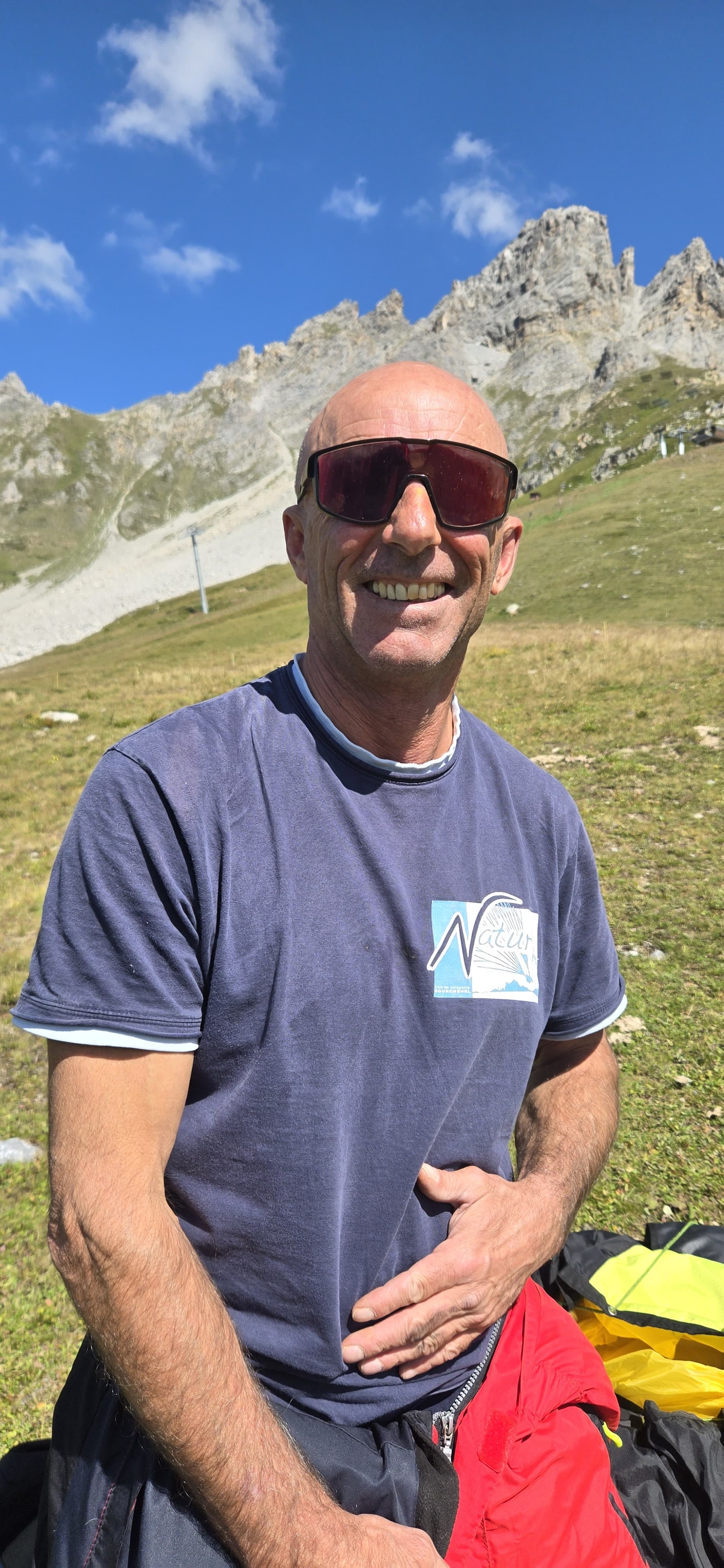 Stéphane, pilote parapente Méribel